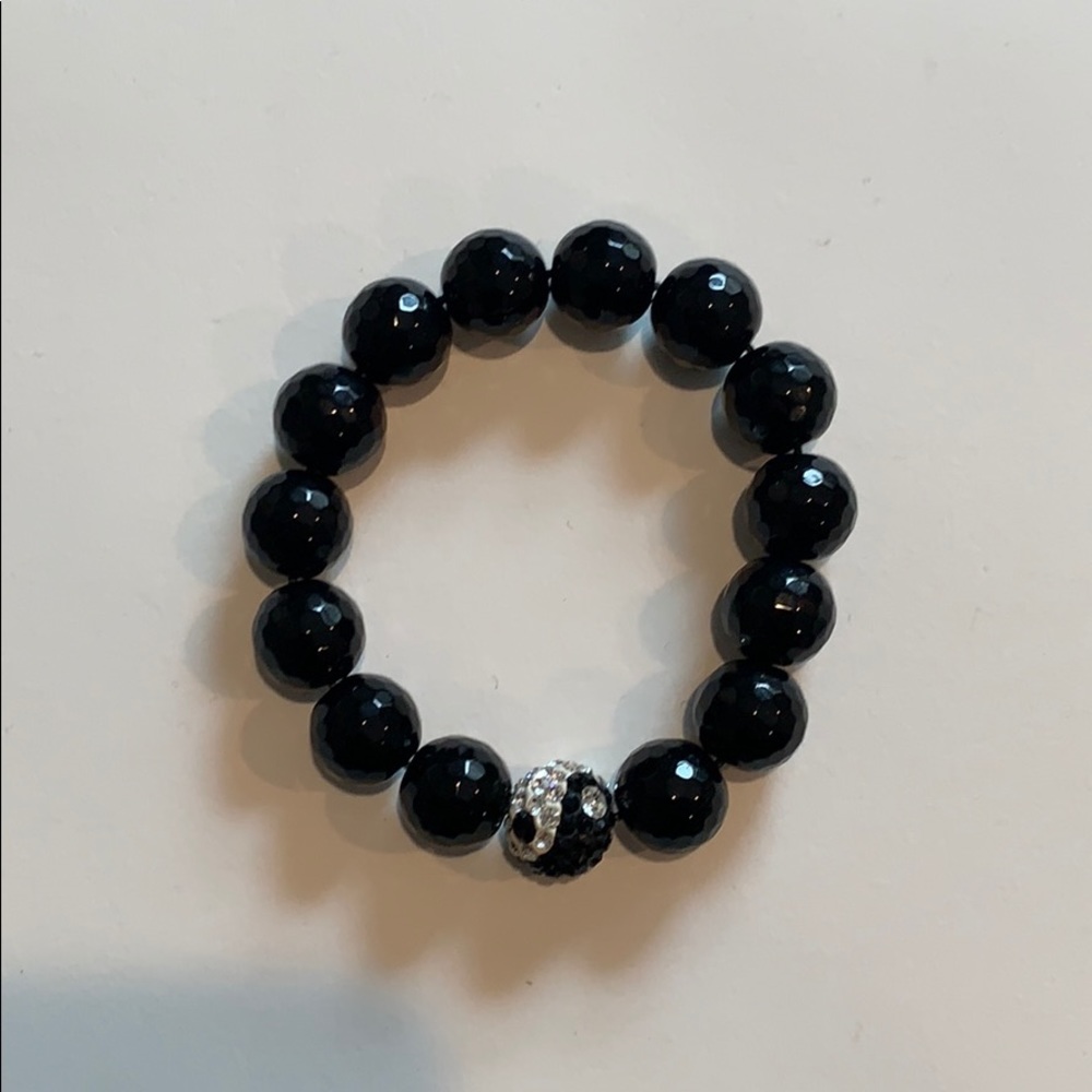 yin yang beaded bracelet